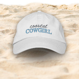 Kust Cowgirl Sällskapsfest för Möhippa Favorit Broderad Keps