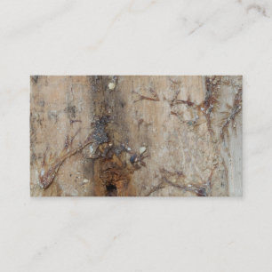 Kust- Driftwoodbild Visitkort