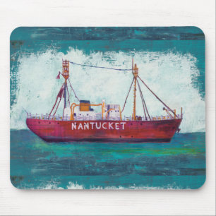 Kust- Lightship för konst   Nantucket Musmatta