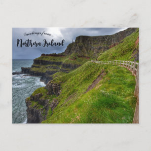 Kust nära Giants Causeway Nordirland Vykort
