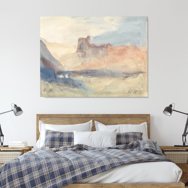 Kust nära Tunis Canvastryck (Insitu (sovrum))