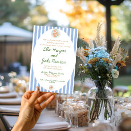 Kust-, nautisk och destinationsbrölloppsinbjudan inbjudningar