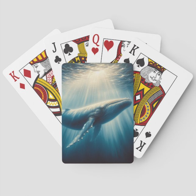 Kust-/nautiska val casinokort (Baksidan)