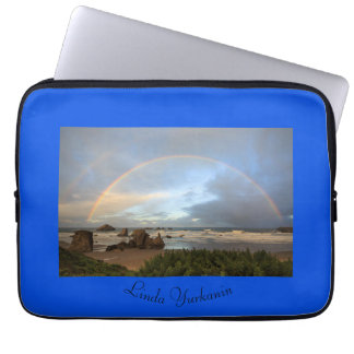 Kust- regnbåge laptop fodral