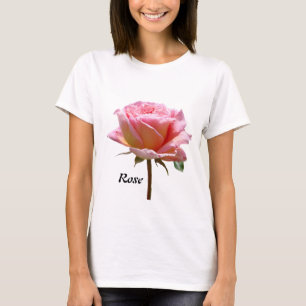 Kust. Text & - Foto Rosa ros-mall T-Shirt