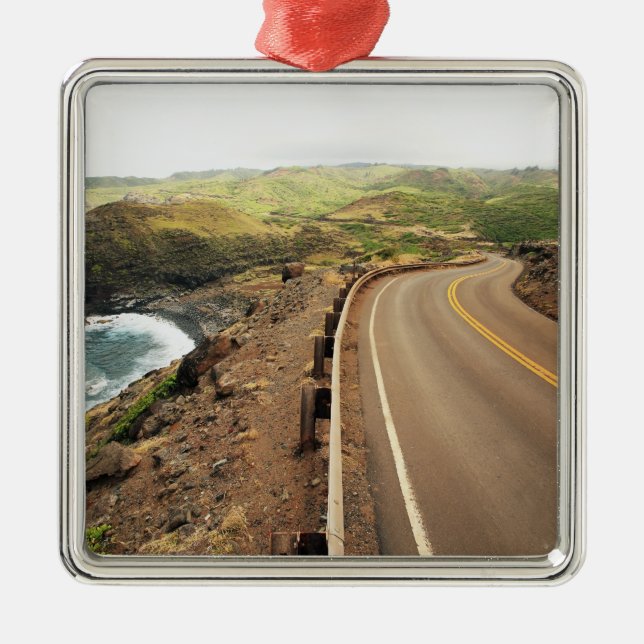 Kust- väg julgransprydnad metall (Framsidan)