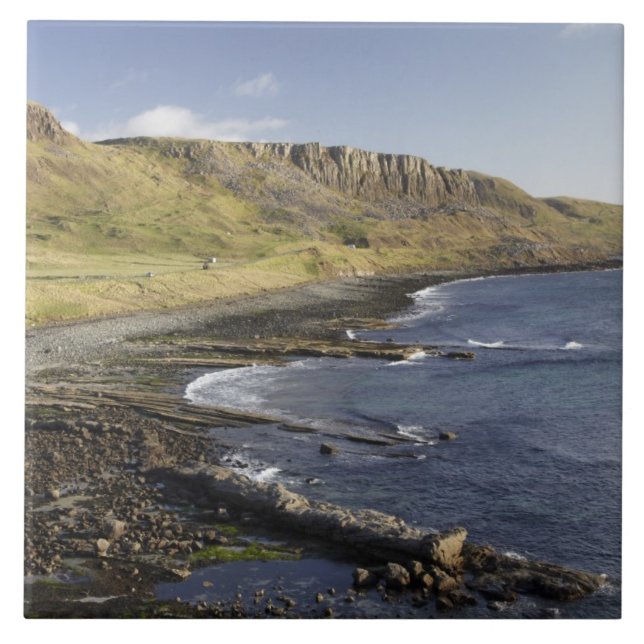 Kust vid Duntulm, Isle of Skye, Skottland, Storbri Kakelplatta (Framsidan)