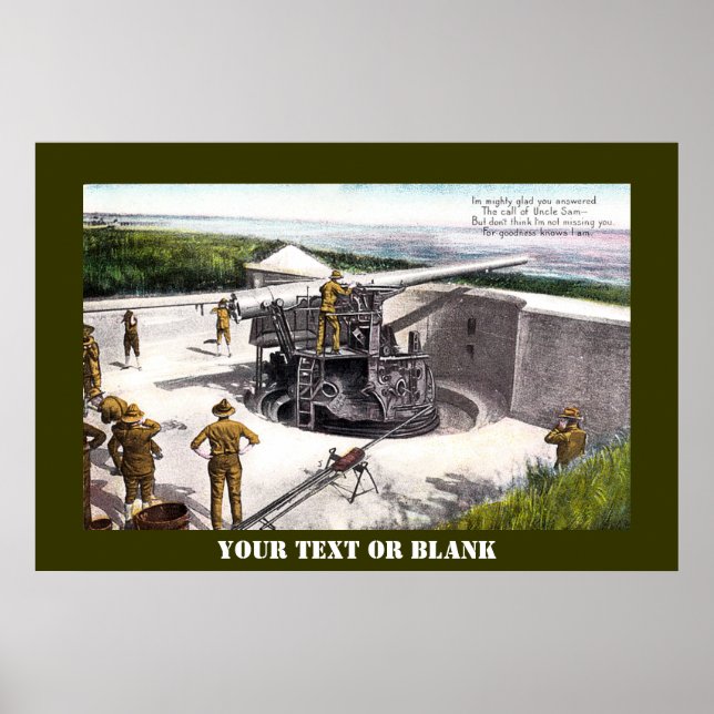 Kustartilleri Poster (Framsidan)