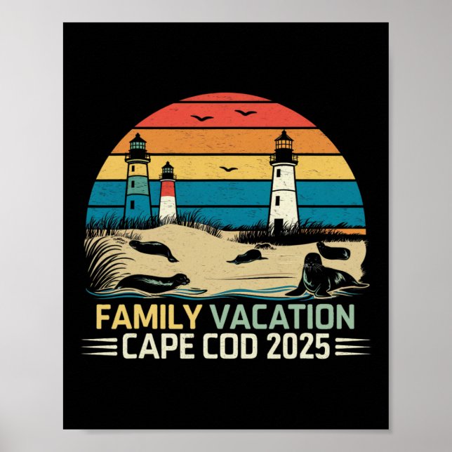Kustavacation Cape Cod 2025 Kustavacation Lig Poster (Framsidan)