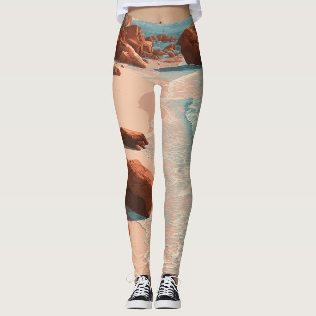 Kustäventyrs sommarleggings leggings (Framsida)