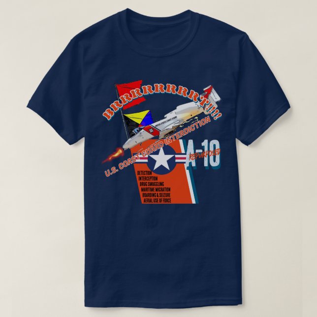 KUSTBEVAKNING A-10  T SHIRT (Design framsida)