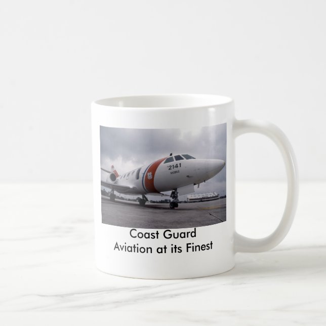 Kustbevakning   flyg på dess mest fin kaffemugg (Höger)
