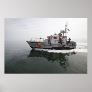 Kustbevakningen 47-Foot bilar lifeboaten Poster