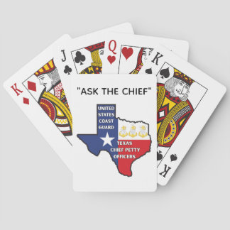 Kustbevakningen Texas Chief Petty Officers Tröja Casinokort