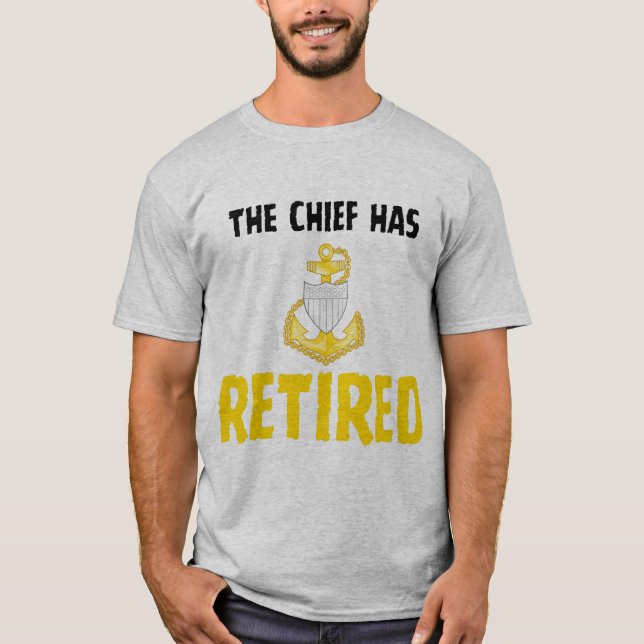 Kustbevakningens högsta chef pensionerad t shirt (Framsida)