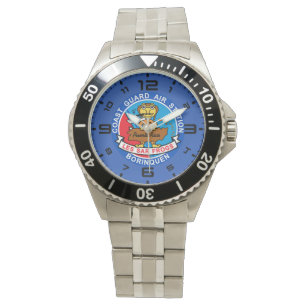Kustbevakningflygfält Borinquen Puerto Rico Armbandsur