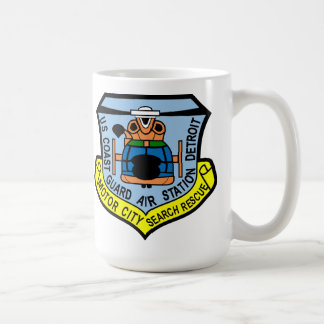 Kustbevakningflygfält Detroit Kaffemugg