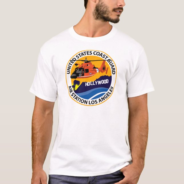 Kustbevakningflygfält - Los Angeles T-shirt (Framsida)