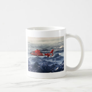 KUSTBEVAKNINGHELIKOPTER KAFFEMUGG