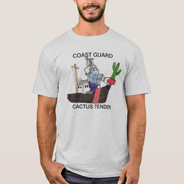 Kustbevakningkaktusanbud Tee Shirt (Framsida)