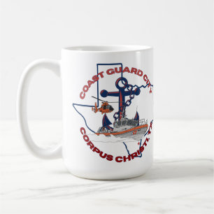 Kustbevakningsstaden Corpus Christi, Texas Kaffemugg