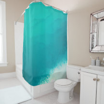 Kustblåa akvatiska vitvattenfärger, Abstrakt