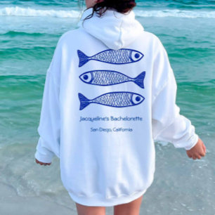 Kustblåfisk Bridesmaid Bachelorette Shirt Hoodie