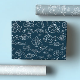 Kustblåvitfiskar (Cute Ocean Fish)