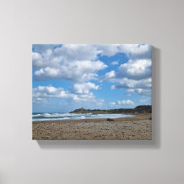 Kustbris - Molniga himlar och soliga stränder Canvastryck