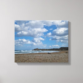 Kustbris - Molniga himlar och soliga stränder Canvastryck