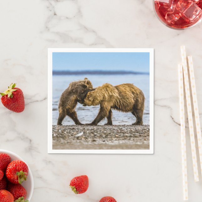 Kustbrunbjörn Pappersservett (Insitu)