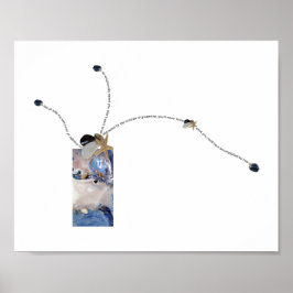 Kustbukett av seashells visuella dikt konst poster