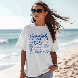 Kustcowgirl Sällskapsfest för Möhippa T Shirt