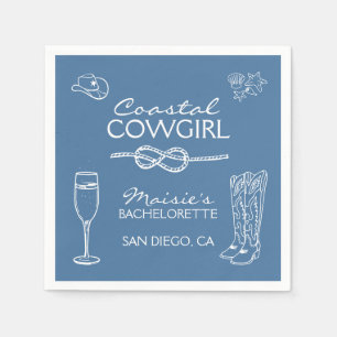 Kustcowgirl Sällskapsfest Helg Pappersservett