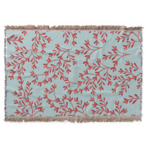 Kustdekorkoral och ohavsblåslängd blanket