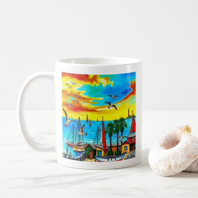 Kustdrömmar Kaffemugg (Med munk)