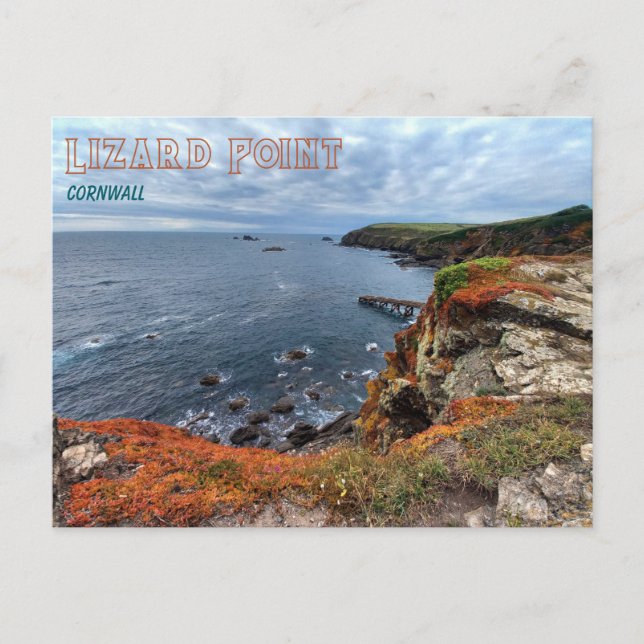 Küste am Lizard Point (Cornwall) Vykort (Framsida)