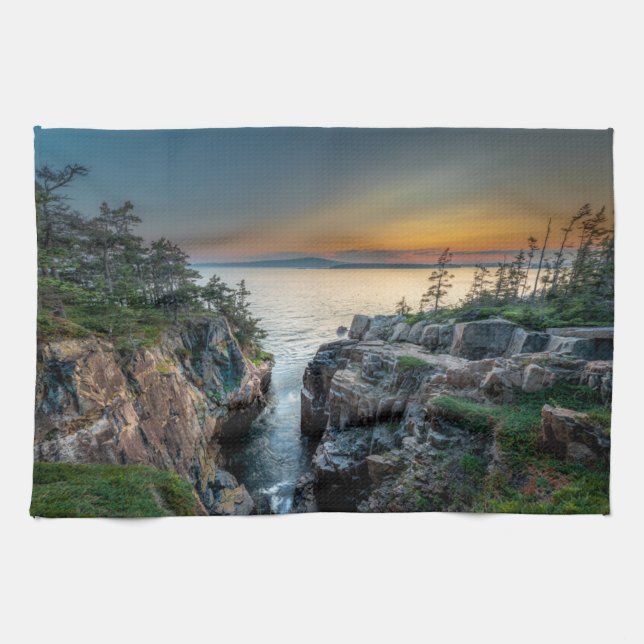 Kusten | Acadia National Park, Maine Kökshandduk (Horisontell)