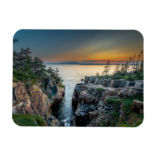 Kusten | Acadia National Park, Maine Magnet (Horisontell)