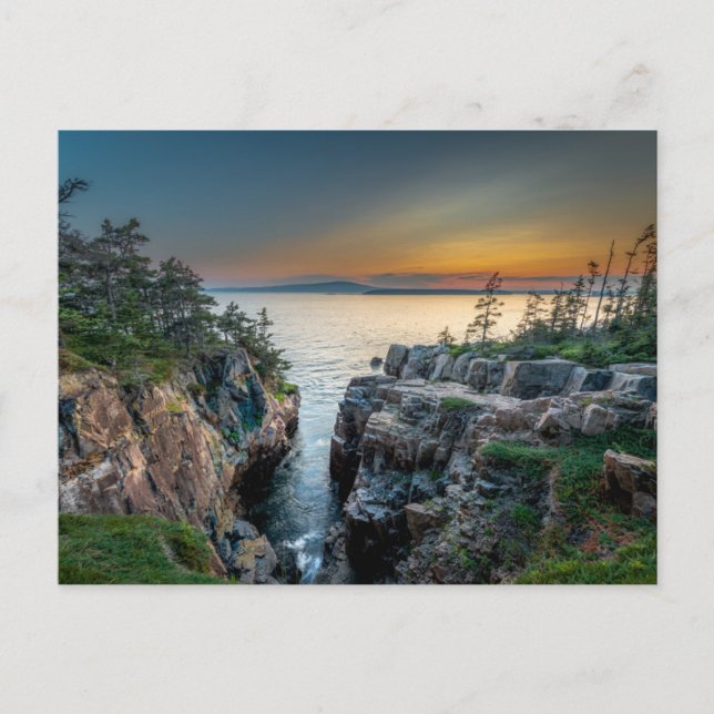 Kusten | Acadia National Park, Maine Vykort (Framsida)