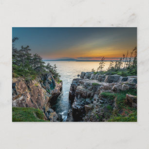 Kusten Acadia National Park, Maine Vykort