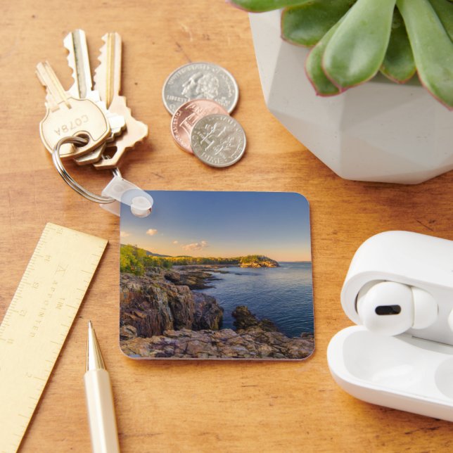Kusten | Acadia National Park, Schooner Head Nyckelring (Skrivbord)