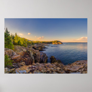 Kusten Acadia National Park, Schooner Head Poster