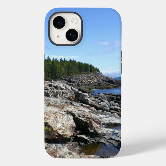 Kusten av Bar Island vid Acadia National Park (Baksida)