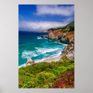 Kusten av Big Sur, Kalifornien Poster