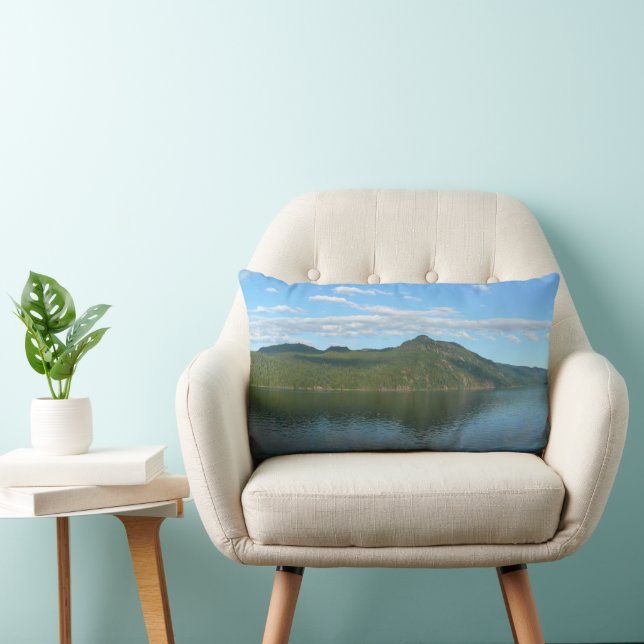 Kusten av British Columbia i Scenic Kanada Lumbarkudde (Stol)