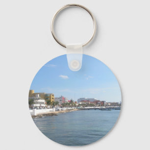 Kusten av Cozumel Keychain Nyckelring