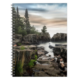Kusten av Lake Superior Minnesota Anteckningsbok