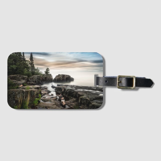 Kusten av Lake Superior | Minnesota Bagagebricka (Framsida horisontal)