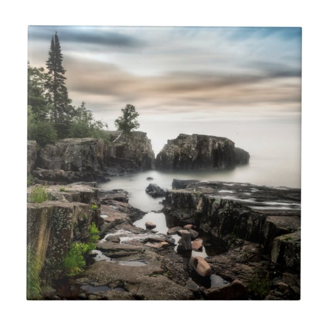 Kusten av Lake Superior | Minnesota Kakelplatta (Framsidan)